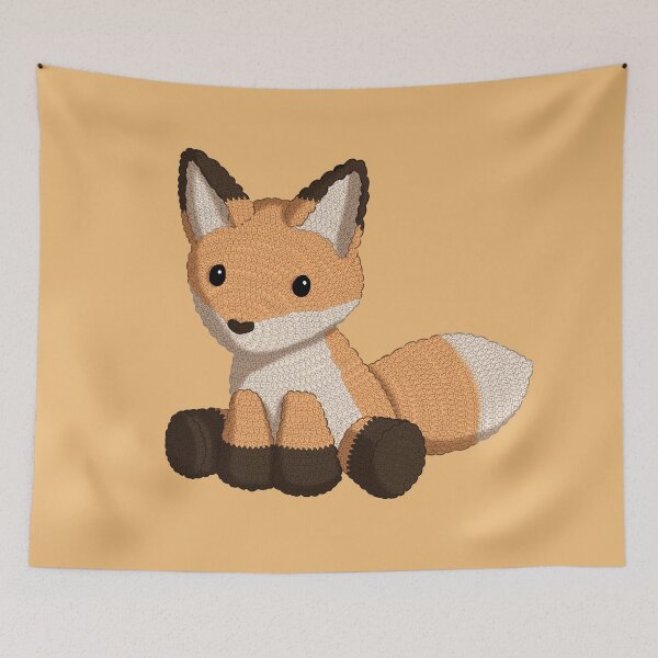 Item preview, Crochet Fox designed and sold by 1Hope1Faith.