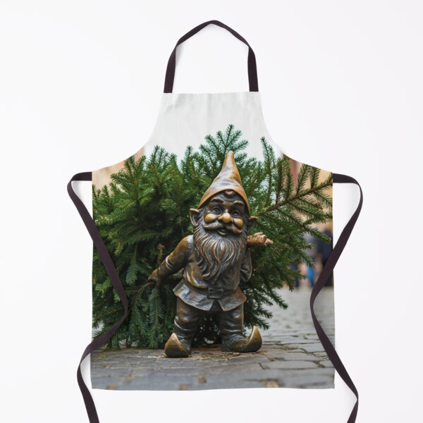 Item preview, Thinking of Wroclaw - Gnome With Christmas Tree designed and sold by Purrfecta.