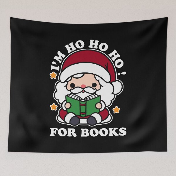 Item preview, Santa’s Christmas Bookish Fun designed and sold by Mustapha  ALAHAYANE.
