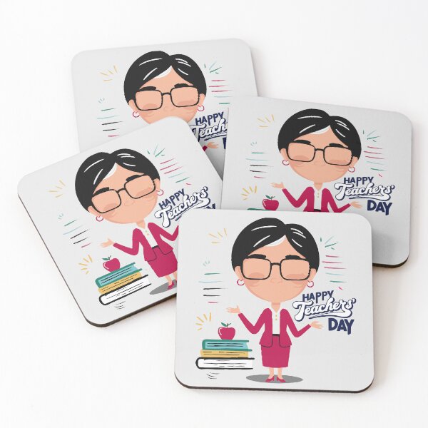 Item preview, Happy Teacher's Day: Cute Cartoon Teacher Illustration  designed and sold by AtonuHaque.