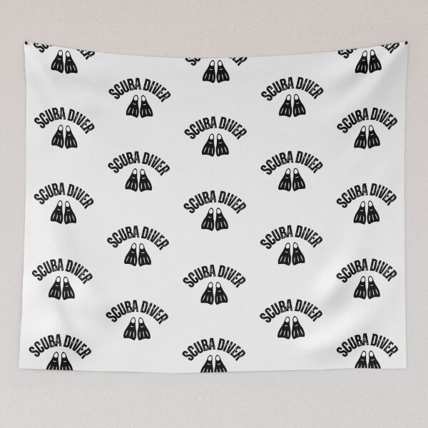 Item preview, Sucba Diving Graphic with Fins designed and sold by SLGA-Designs.