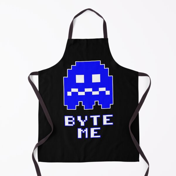 Item preview, Byte Me - Blue Pixel Ghost designed and sold by Niteshift-.