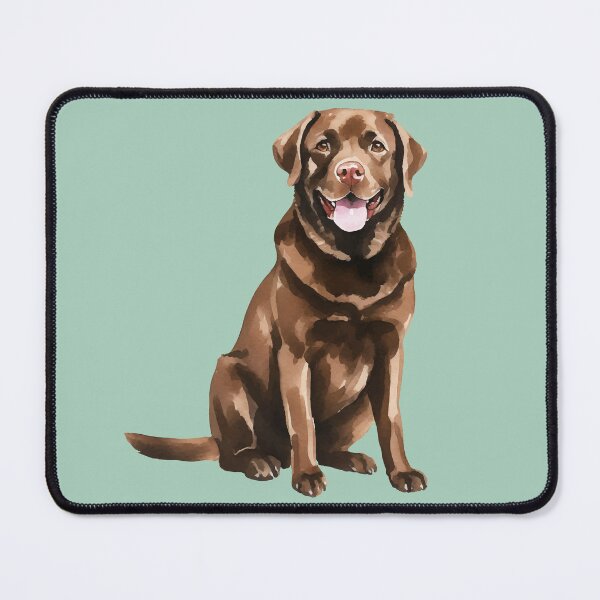 Item preview, Chocolate Lab Watercolor designed and sold by Magnolia Valley Art.