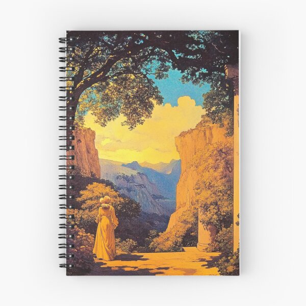 Item preview, Make Believe Landscape by Maxfield Parrish designed and sold by melikekoc.
