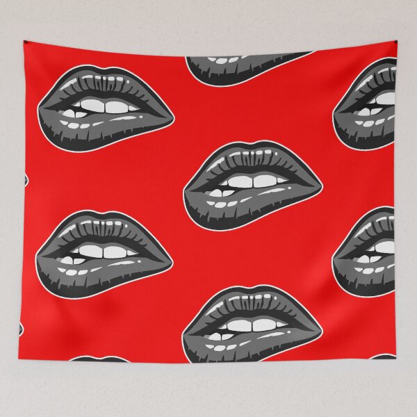 Item preview, Black lips icon designed and sold by Ryslissa.