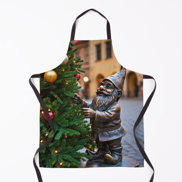 Item preview, Thinking of Wroclaw - Gnome Decorating Christmas Tree designed and sold by Purrfecta.