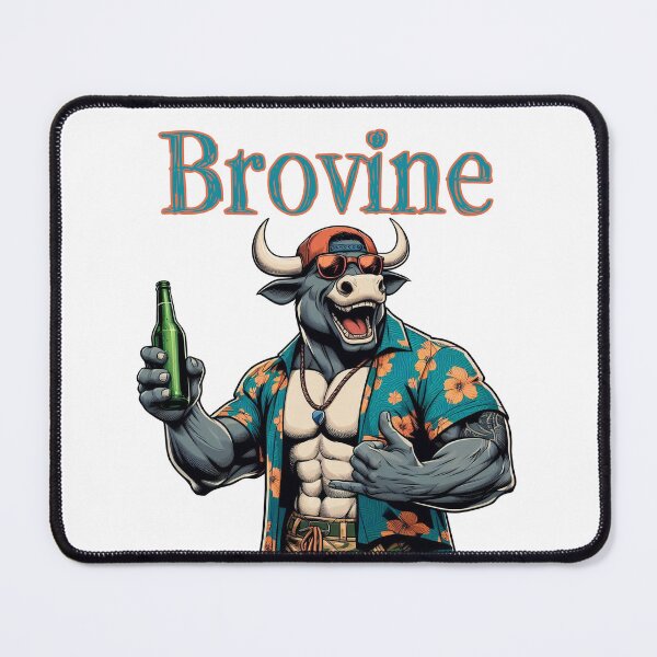 Item preview, Brovine 1 - Buff bovine dude models bro style designed and sold by Matthew Kinnersly.