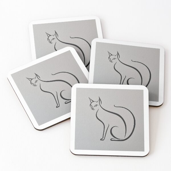 Item preview, Purrfect Elegance: Minimalist Cat Design designed and sold by SeanOsShirts.