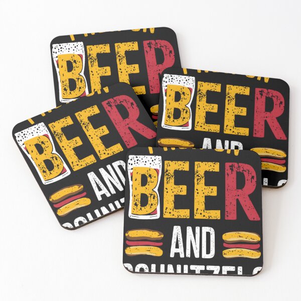 Item preview, I Run On Beer And Schnitzels designed and sold by KitonicTees.