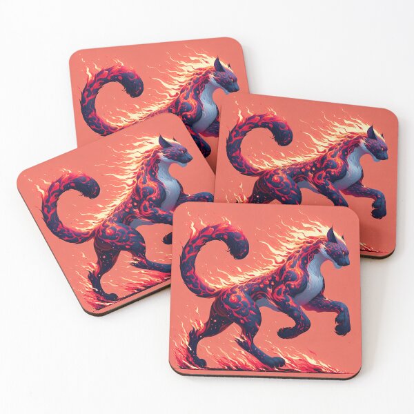 Item preview, Lava Fire Leopard, Ai Generated Art  designed and sold by ACC .