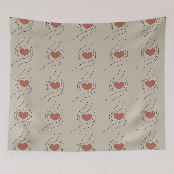 Item preview, Heart in Hands: Minimalist Love designed and sold by SeanOsShirts.