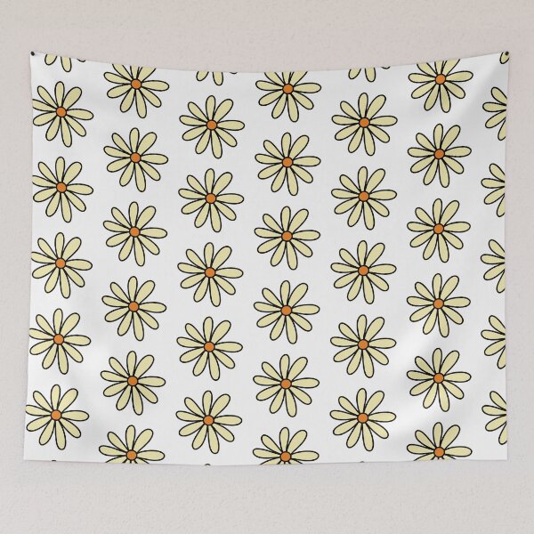 Item preview, Daisy Flower Drawing Cream designed and sold by MrsCreative1.