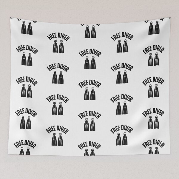 Item preview, Freediving Graphic with Fins designed and sold by SLGA-Designs.