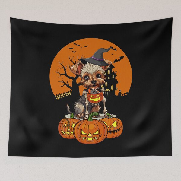 Item preview, Yorkshire Terrier Dog Halloween designed and sold by Blok45.