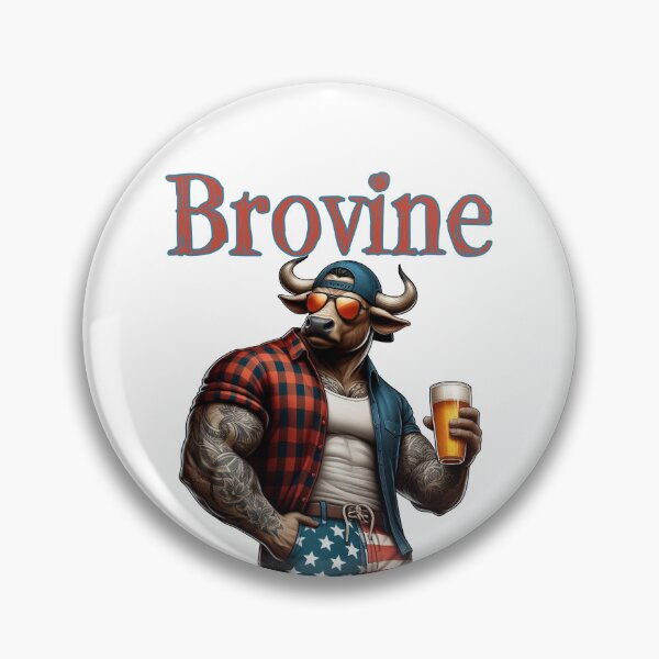 Item preview, Brovine 2 - Buff bovine dude models bro style designed and sold by Matthew Kinnersly.