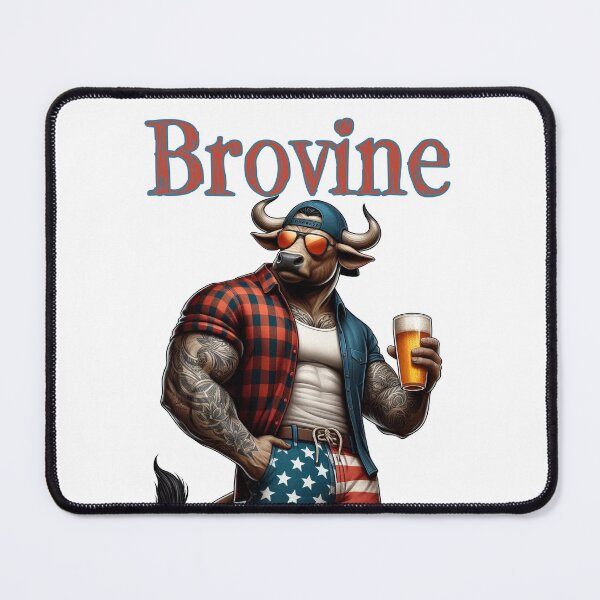 Item preview, Brovine 2 - Buff bovine dude models bro style designed and sold by Matthew Kinnersly.