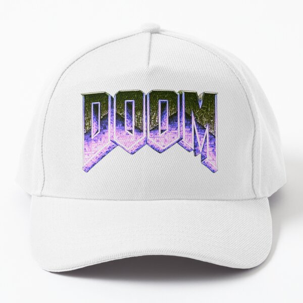 Item preview, Doom logo in Purple Flames designed and sold by TheTshirtKing.
