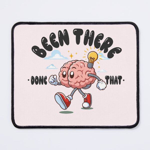Item preview, Cute Brain Walking Been there done that kawaii designed and sold by StylishDesigns_ByJohn.