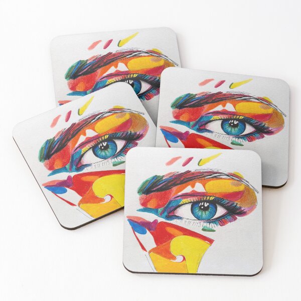 Item preview, Spectrum of Vision, colored pencils and ink on paper, 2024, 21-29cm designed and sold by oanaunciuleanu.