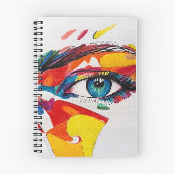 Item preview, Spectrum of Vision, colored pencils and ink on paper, 2024, 21-29cm designed and sold by oanaunciuleanu.