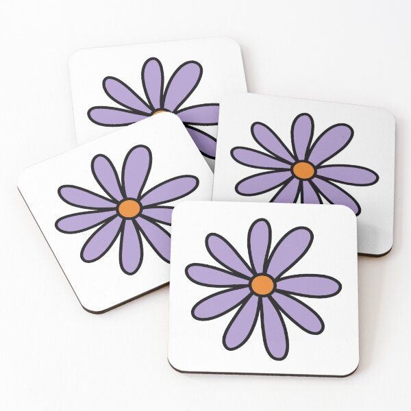 Item preview, Daisy Flower Drawing Light Purple designed and sold by MrsCreative1.