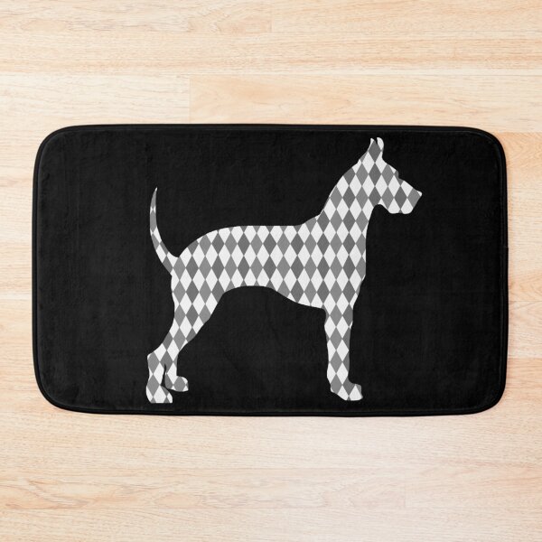 Item preview, Gray and White Harlequin Great Dane Silhouette designed and sold by Deborah Camp.