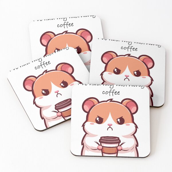 Item preview, Don't talk to me until I've had my morning coffee Hamster designed and sold by Septumpler.