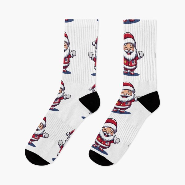 Item preview, Patriotic Santa Claus with American Flag Badge designed and sold by IllustrifyArts.