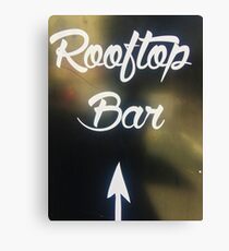 Rooftop Bar Canvas Print