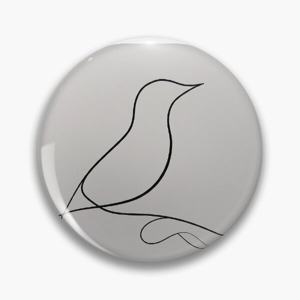 Item preview, Graceful Perch: Minimalist Bird on Branch designed and sold by SeanOsShirts.