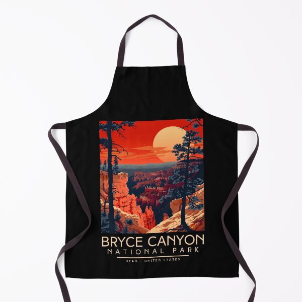 Item preview, A Vintage Illustration of Bryce Canyon National Park - Utah - US designed and sold by GoodOldVintage.