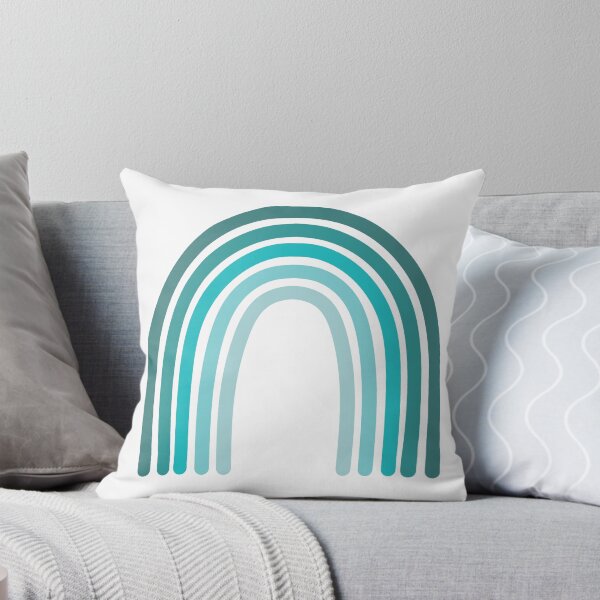 Item preview, Vibrant Rainbow Drawing Blue/Teal designed and sold by MrsCreative1.