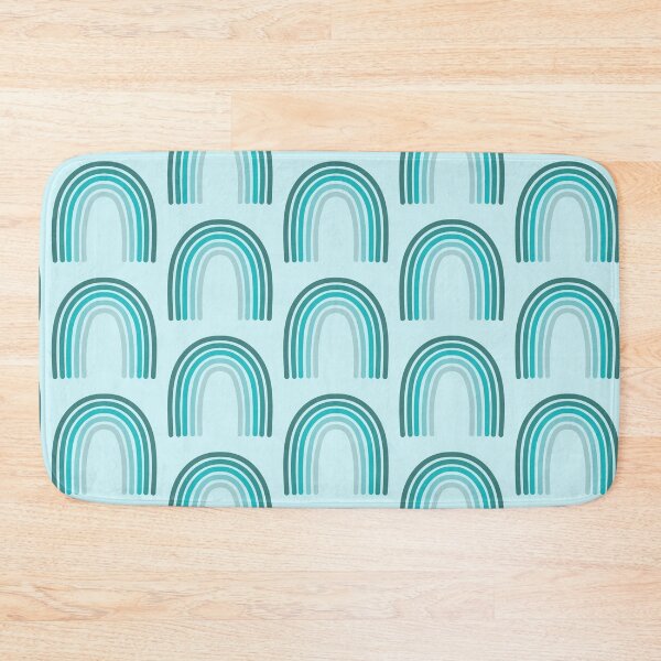 Item preview, Vibrant Rainbow Drawing Blue/Teal designed and sold by MrsCreative1.