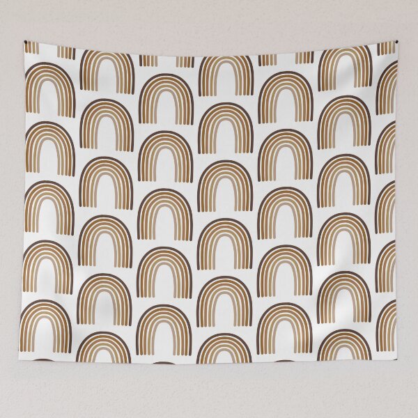 Item preview, Vibrant Rainbow Drawing Brown  designed and sold by MrsCreative1.