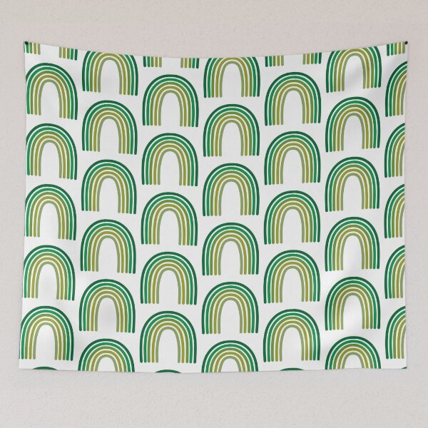Item preview, Vibrant Rainbow Drawing Green designed and sold by MrsCreative1.