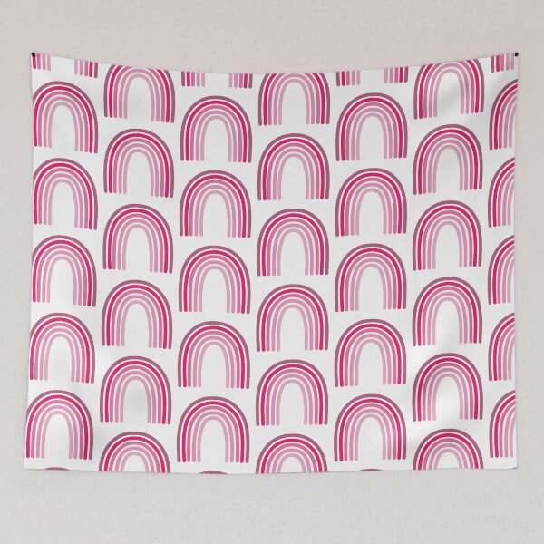 Item preview, Vibrant Rainbow Drawing Pink designed and sold by MrsCreative1.