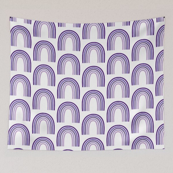 Item preview, Vibrant Rainbow Drawing Purple designed and sold by MrsCreative1.
