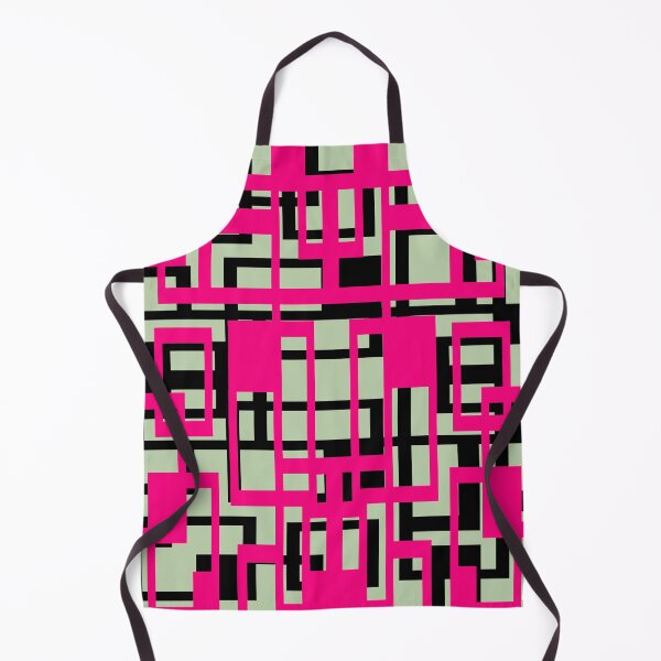 Item preview, Geometric Shapes Pattern Pink Black Cut Out  designed and sold by taiche.