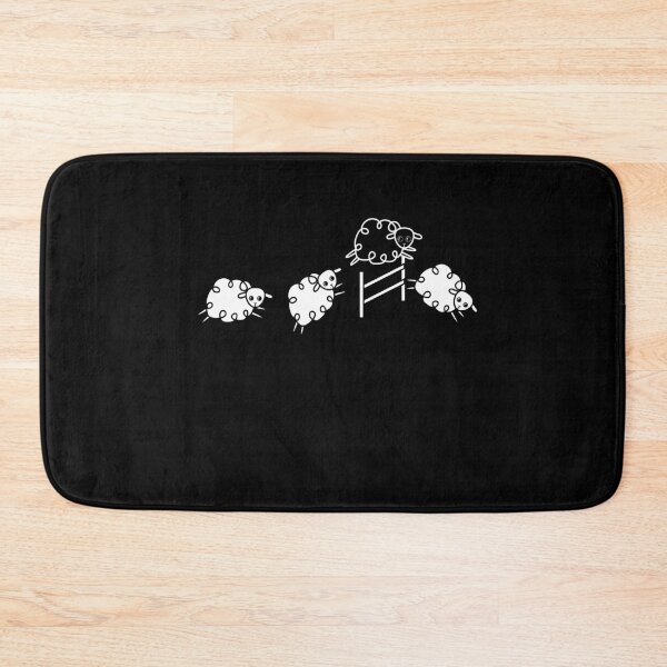 Item preview, Sheep Jumping Flock Of Sheep Wool designed and sold by MooonTees.