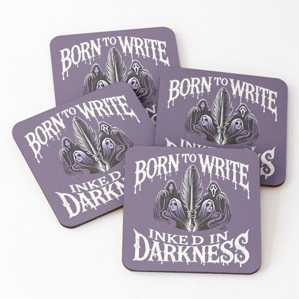 Item preview, Born to Write, Inked in Darkness- Halloween Writer designed and sold by Rajasekar.