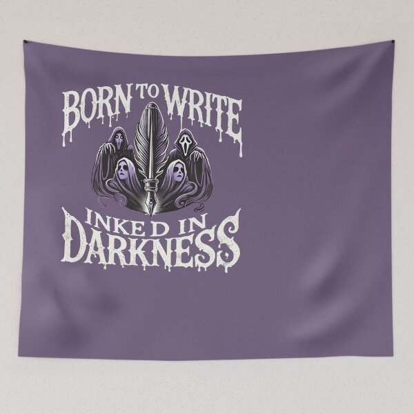Item preview, Born to Write, Inked in Darkness- Halloween Writer designed and sold by Rajasekar.