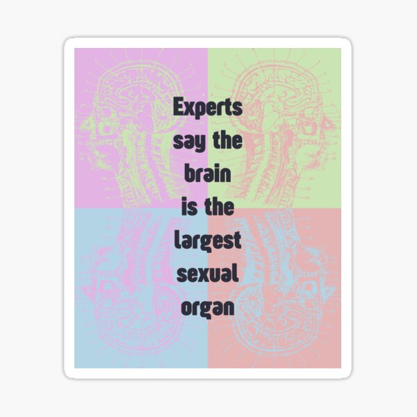 Vista previa del artículo con la obra «Sexo - Sapiosexual - Cerebro - Estilo Pop Art», diseñado y vendido por TuncGK.