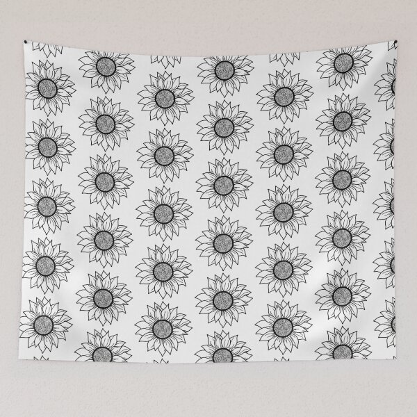 Item preview, Beautiful Sunflower Drawing Outline designed and sold by MrsCreative1.
