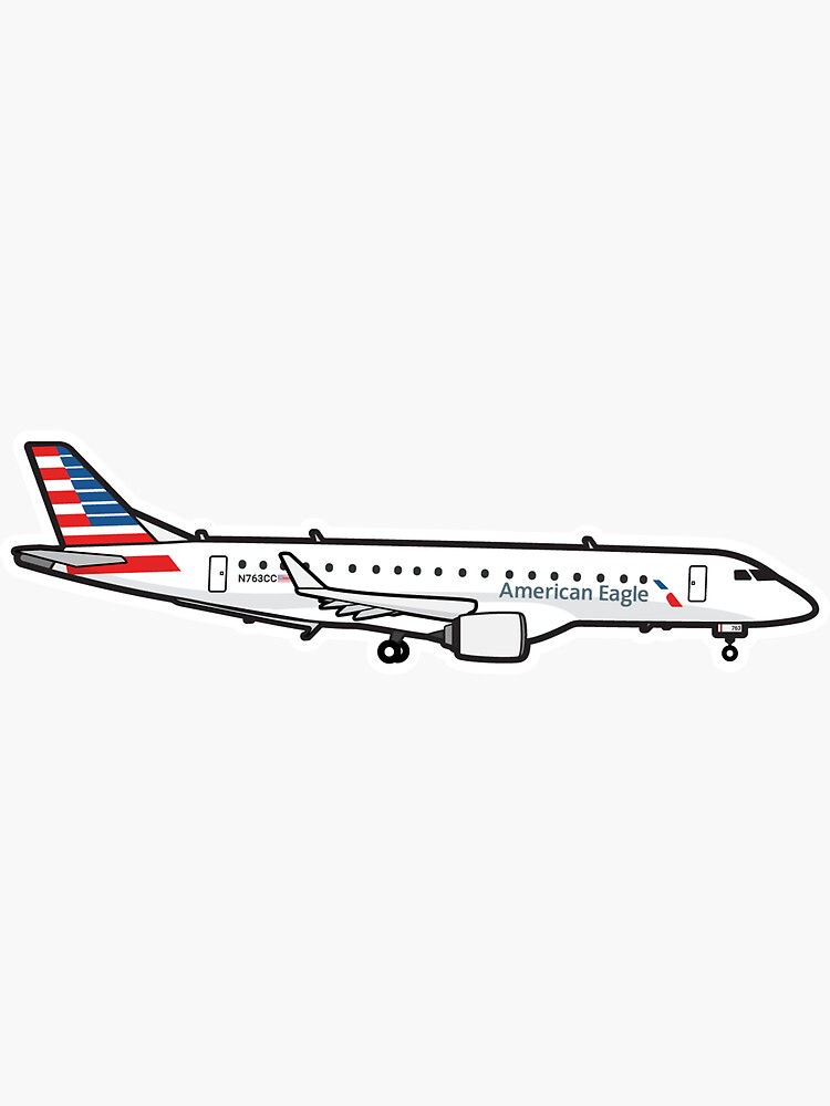 American Eagle, Envoy, PSA E175 Sticker