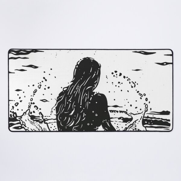 Item preview, Splash of serenity - linocut 1 designed and sold by Wildflow Creations.