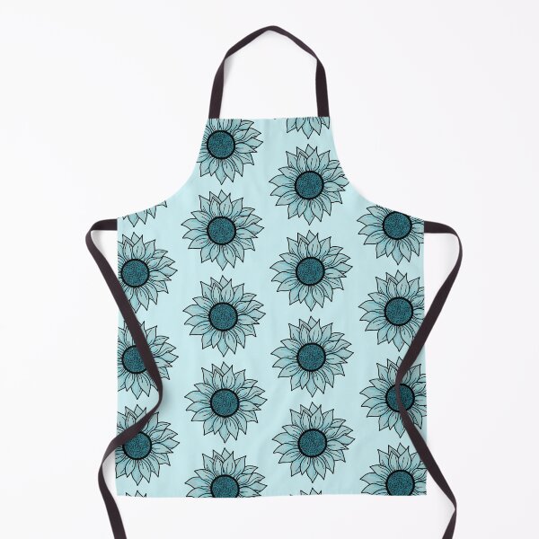 Item preview, Beautiful Sunflower Drawing Blue designed and sold by MrsCreative1.