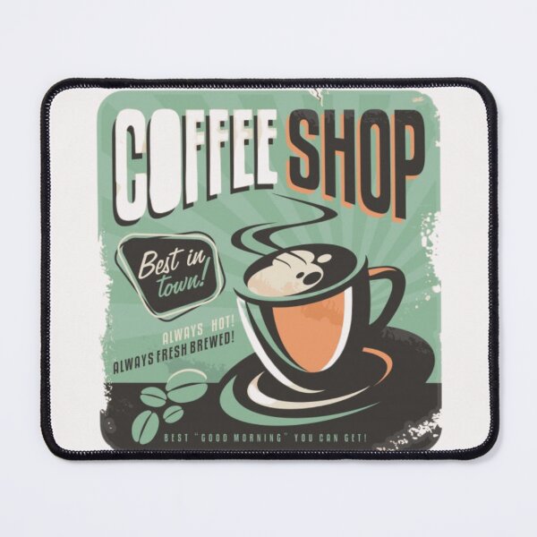 Item preview, COFFEE SHOP - BEST IN TOWN designed and sold by TommyTsunami.