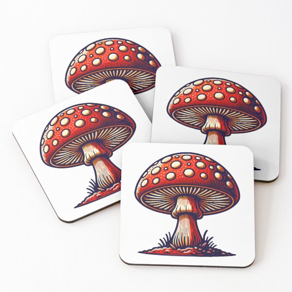 Item preview, Fairytale Toadstool Sticker T-shirt designed and sold by Travelcases.