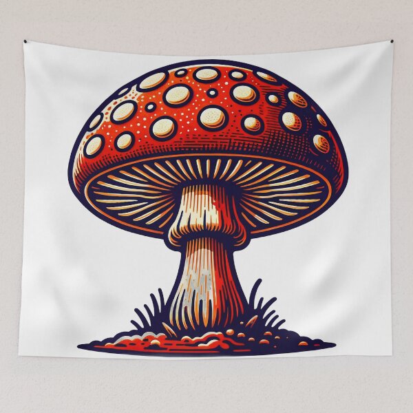 Item preview, Fairytale Toadstool Sticker T-shirt designed and sold by Travelcases.
