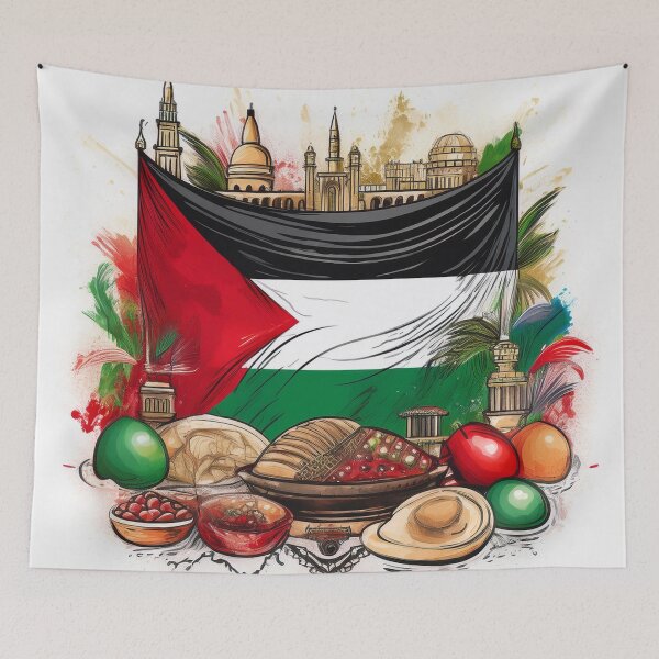 Item preview, Palestinian Pride and Heritage Art designed and sold by RaiyaTees.